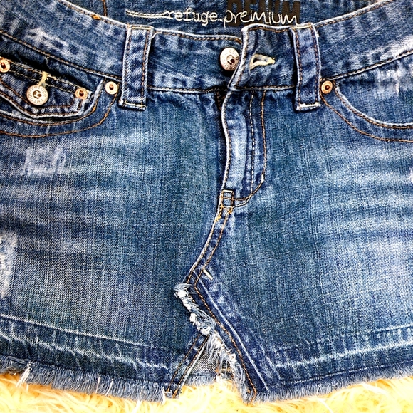 Denim Jean mini skirt - Picture 3 of 7